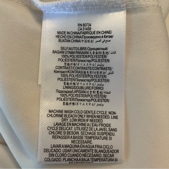 White, sequin BGBG mini dress - Picture 4 of 6